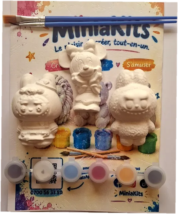 Kit MiniaKits trio de figurines